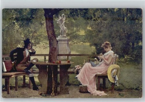sign Jacobs - Der erste Zwist - Glamour Frau im Park