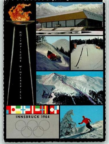 Innsbruck Olympisches Feuer, Bobbahn, Sprungschanze , Eisstadion