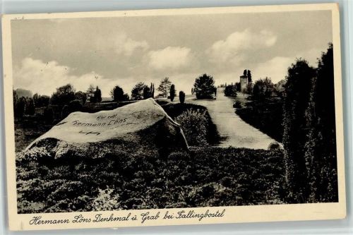 Fallingbostel Hermann-Löns-Denkmal Grab