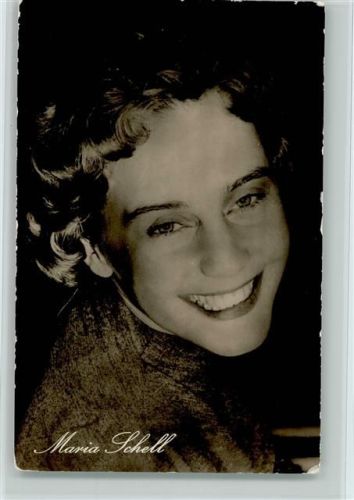 Maria Schell Foto Peter Steffen Verlag VEB Progress Nr. 366