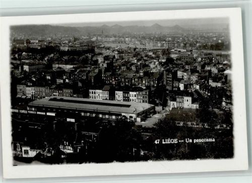 Lüttich - un panorama - Fotokarte ca 1960 AK