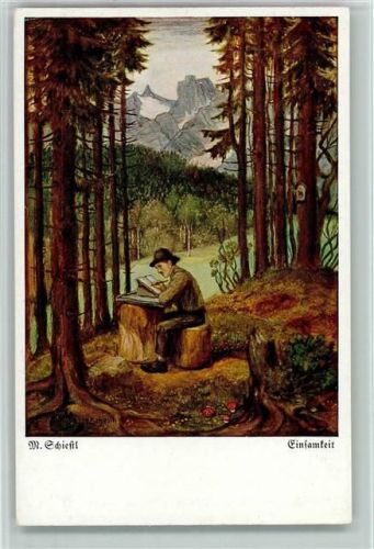 Einsamkeit im Wald, Brief schreiben