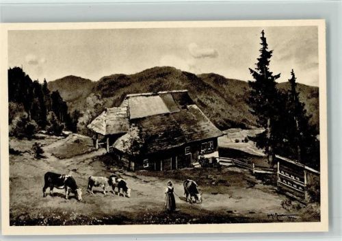 Schwarzwaldhaus, Bauernhaus , Rinder Hirte