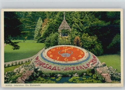 Interlaken - Blumenuhr