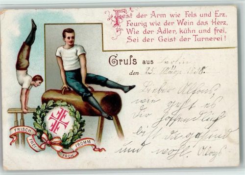 Frisch, Frei, Froh, Fromm - Turner an Geräten