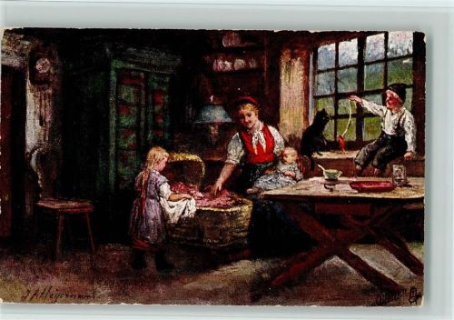 Oilette Serie aus dem Schwarzwald Nr. 255 B - sign Heyermans