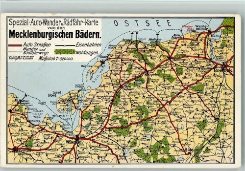 Mecklenburgischen Bädern 1936 AK Verlag Simonsen Nr. 1500 AK