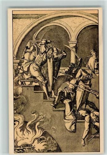 Kunstwart Nr. 94 sign Cornelius - Nibelungen im Kampf