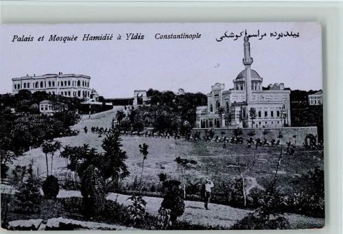 Constantinople - Palais et Mosquee Hamidie a Yldiz 1915 AK Tempel