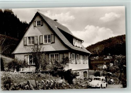 Ehlenbogen 1970 Haus Näder und VW Käfer AK