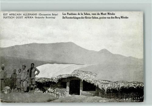 Deutsch Ost Afrika, Les Position de la Sebea, vues du Mont Mitoko