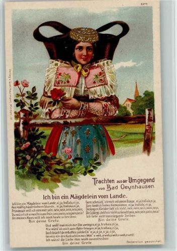 1900 Verlag Kaulmann 2377 - Tracht aus Bad Oeynhausen, gute Erhaltung AK