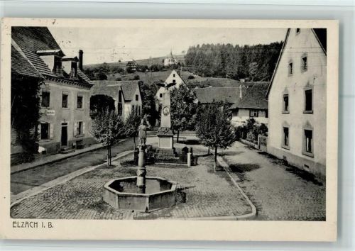 Elzach 1920 Kriegerdenkmal, Brunnen AK Gute Erhaltung