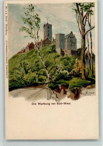 Nr. 2 Serie Wartburg ca 1900 AK
