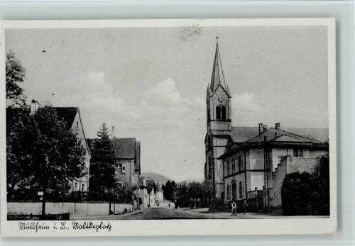 Müllheim Marktplatz Feldpoststempel