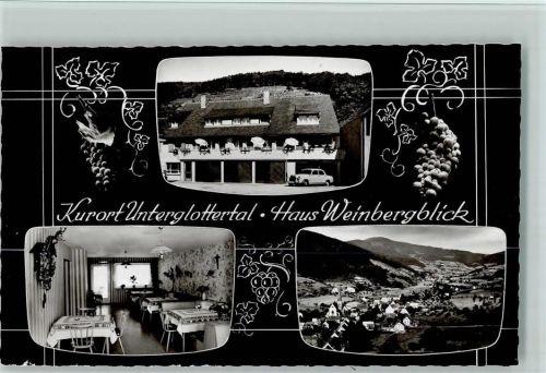 79286 W7804 Unterglottertal - Haus Weinbergblick Innenaufnahme Gesamtansicht 3-Bildaufnahme