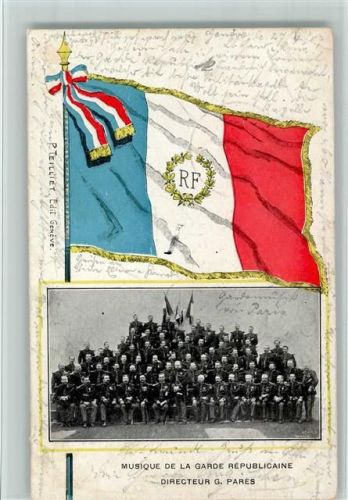 1903 Fahne RF - Musique de la Garde Republicane