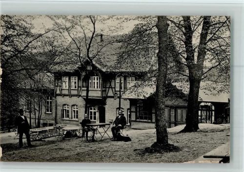 Königslutter 1913 Hotel zum Lutterspring AK Am Rand kleine Schürfstellen
