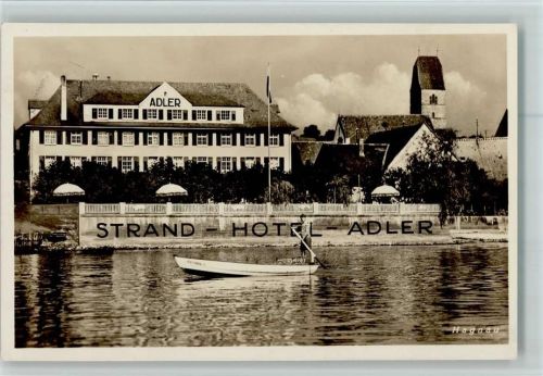 Hagnau 1937 Strand Hotel Adler , gute Erhaltung AK