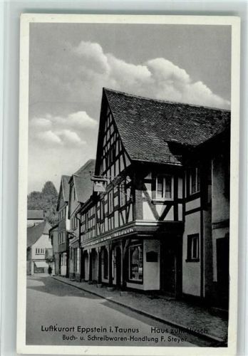 Eppstein Haus zum Hirsch Buch- und Schreibwarenhandlung Fachwerkhaus