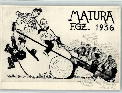 F.G.Z. 1936 -etwas Druckerschwärze zu sehen
