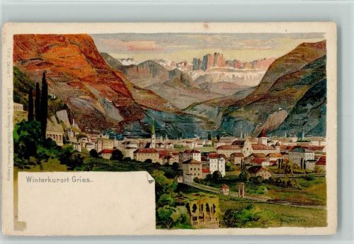 1898 Gruss aus - vue generale - Tirol Serie 1 Verlag Otto Hoffmann