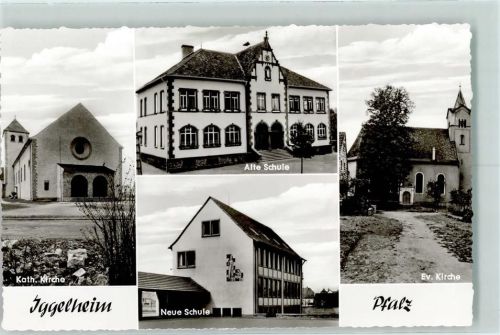 Böhl-Iggelheim Kath. Kirche Alte Schule Neue Schule Ev. Kirche