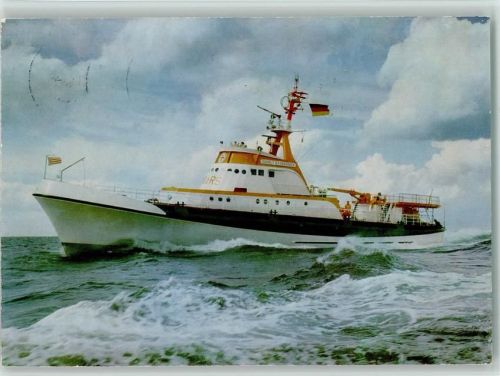 Seenotkreuzer John T. Essberger 1978 AK Stempelspuren Seenotrettung