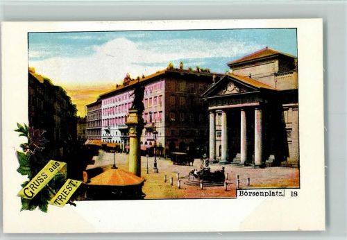 Trieste / Triest / Trst 1898 Weltreise Verlag Comet Nr. 18 - Börsenplatz - gute Erhaltung AK