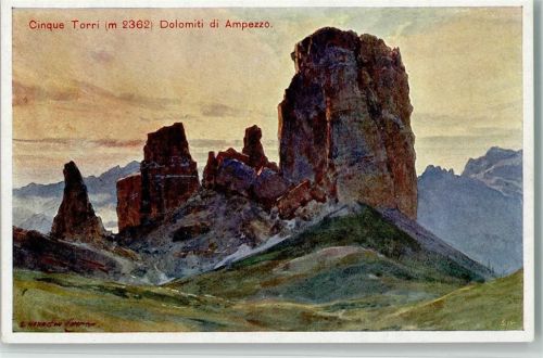 Verlag Amonn Q 14010 n , Cinque Torri - Dolomiti di Ampezzo - Erhaltung I