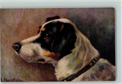sign A. Hanstein - Rassehund Foxterrier