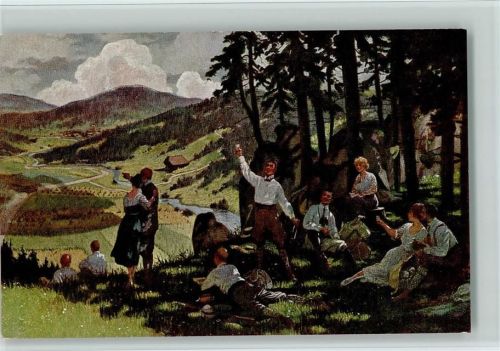 Nr. 30165 Serie I "Der Schwarzwald" Wandervögel