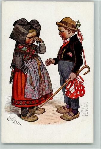 1918 Hessische Trachten Nr. 16 - Kinder in Uniform