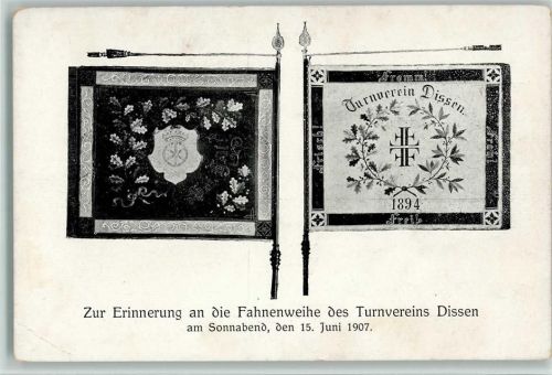 Dissen Fahnenweihe des Turnvereins 1907 - Ereignis