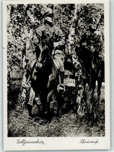 1938 Zollgrenzschutz - Pferdestreife