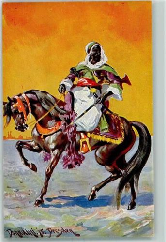 Peluba Serie Nr. 238 - berittener Arabischer Soldat AK Donadini, A.