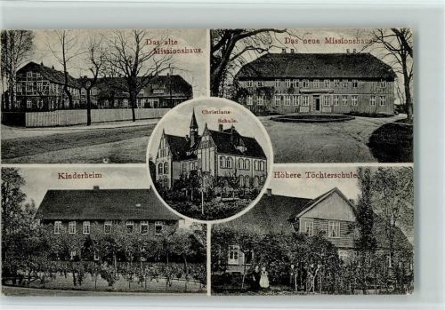 Hermannsburg Das alte Missionshaus Das neue Missionshaus Christians-Schule Kinderheim Höhere Töchterschule Mehrfachaufnahme