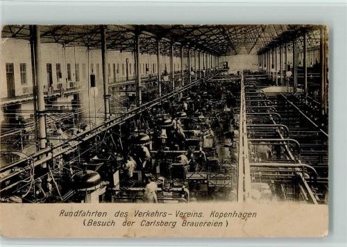 1919 Innenansicht der Brauerei Carlsberg AK