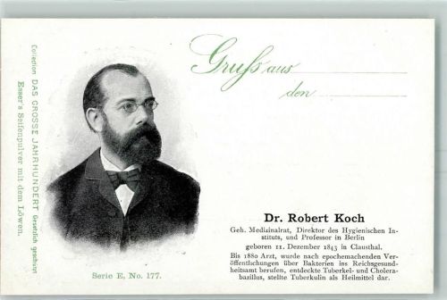 Clausthal-Zellerfeld Das große Jahrhundert Serie E Nr. 177 Werbung Essers Seifenpulver Dr. Robert Koch