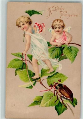 1904 Pfingsten Elfen AK
