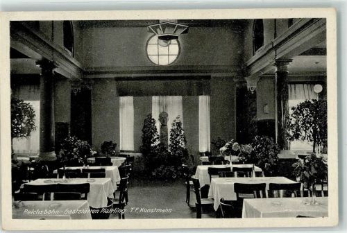 Plattling WK II Reichsbahn-Gaststätten Gastraum