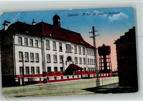 1917 M. kir.all. polgari fiuiskola AK Eckknick, good condition