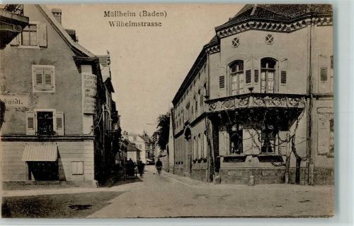 Müllheim 1908 Wilhelmstraße AK