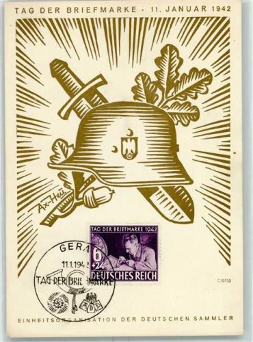 Gera Tag der Briefmarke 1942