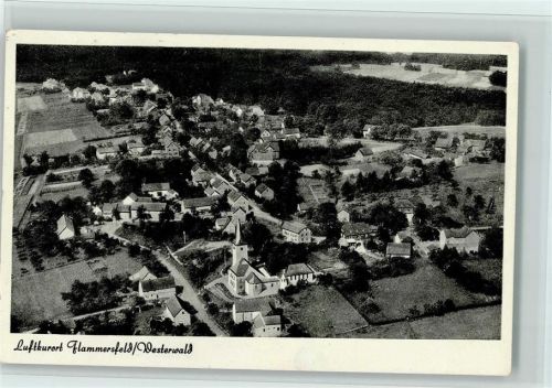 57632 W5232 Flammersfeld 1955 - Luftbild , gute Erhaltung AK