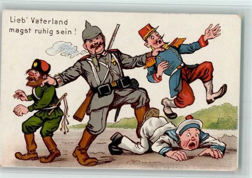 WK I - Deutschland hat die Feinde im Griff AK