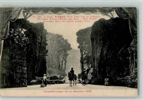 Wiedikon Tellaufführung Zürich-Wiedikon 1906