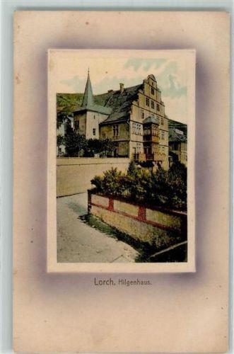 Lorch 1909 Hilgenhaus Turm Kunstverlag No.15009