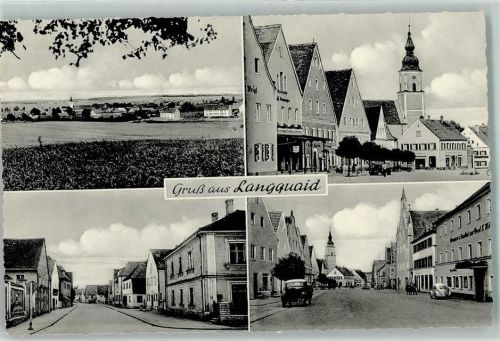 Langquaid Kirche VW-Käfer Oval Gasthaus