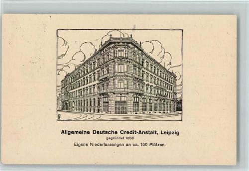 Lutherstadt Eisleben 1923 Kreditanstalt Filiale Eisleben